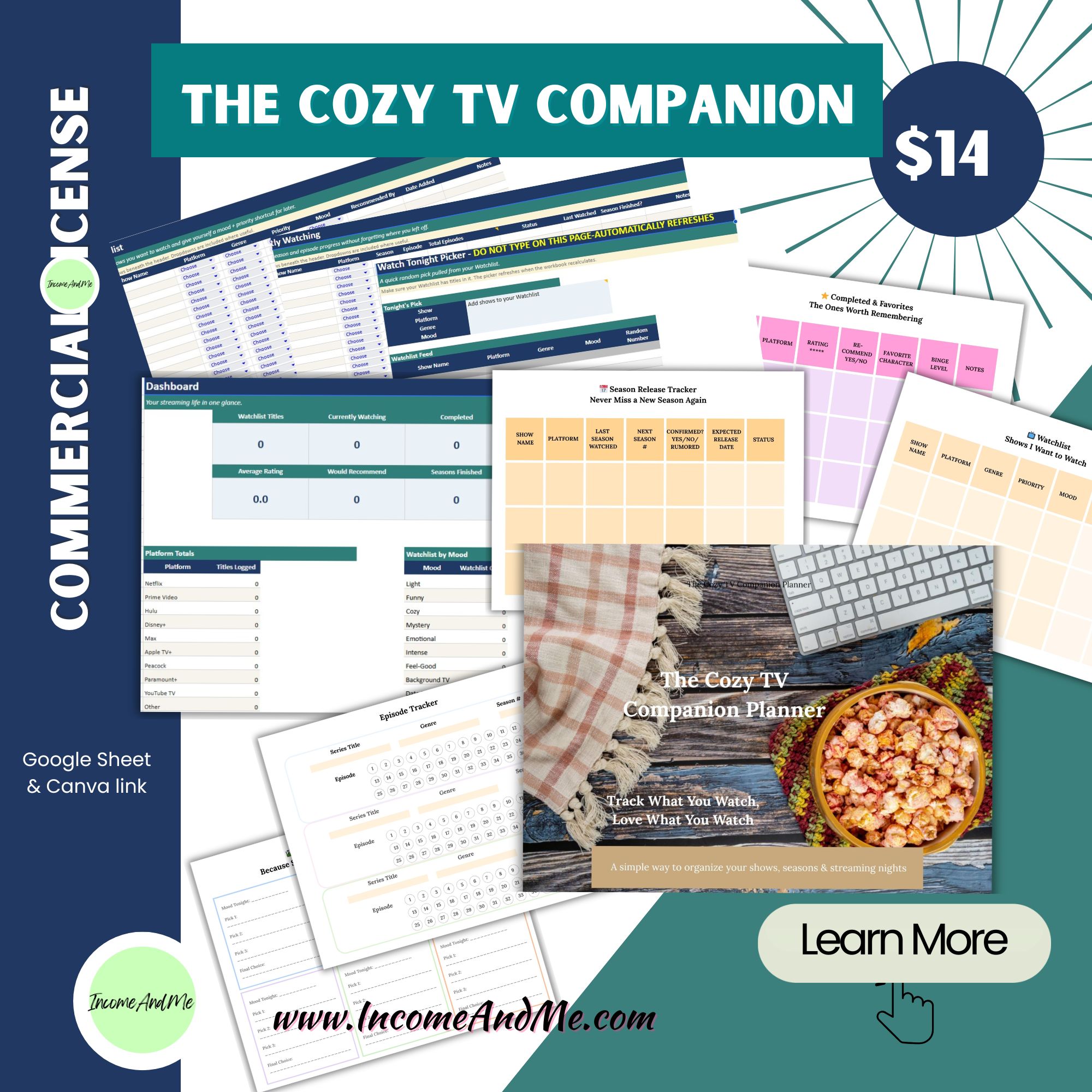 Cozy TV Companion PLR
