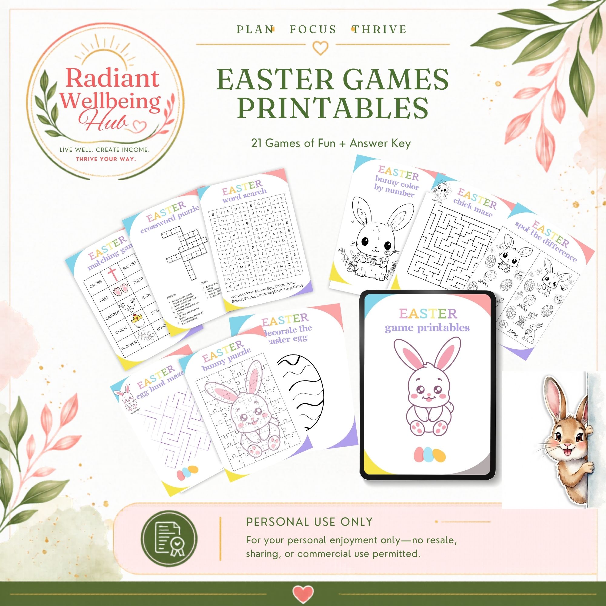 Easter Games Printables