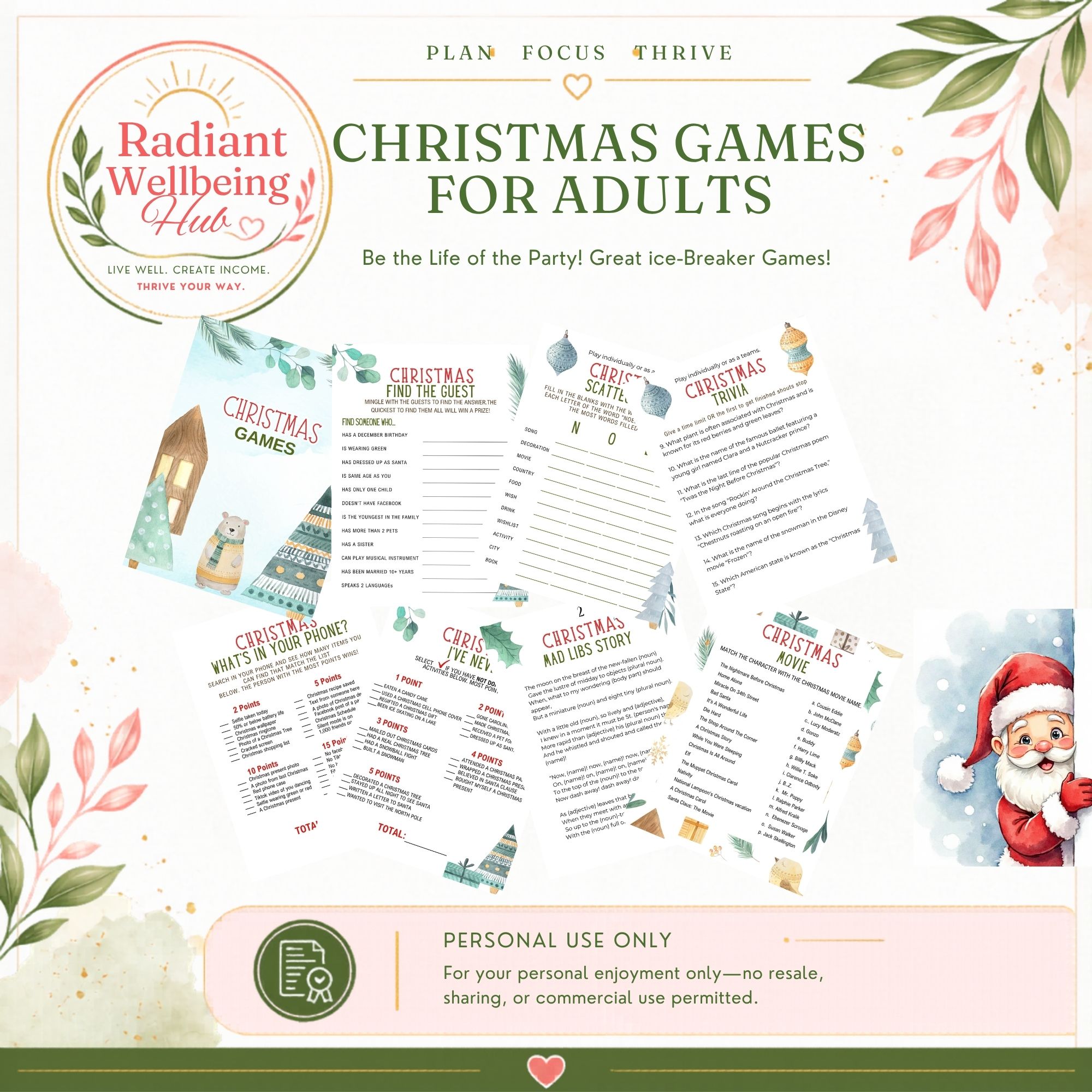 Christmas Games for Adults