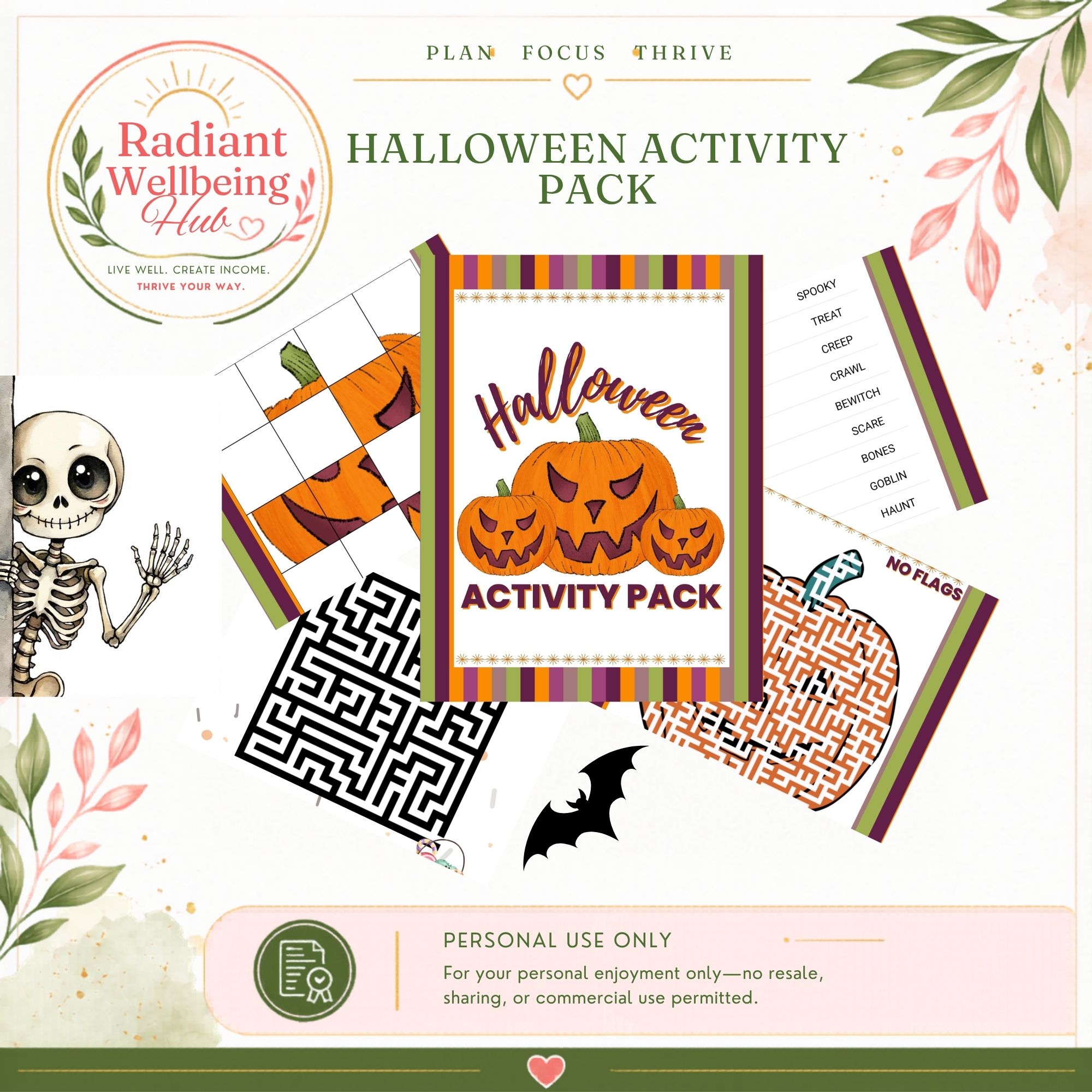Halloween Activity Pack
