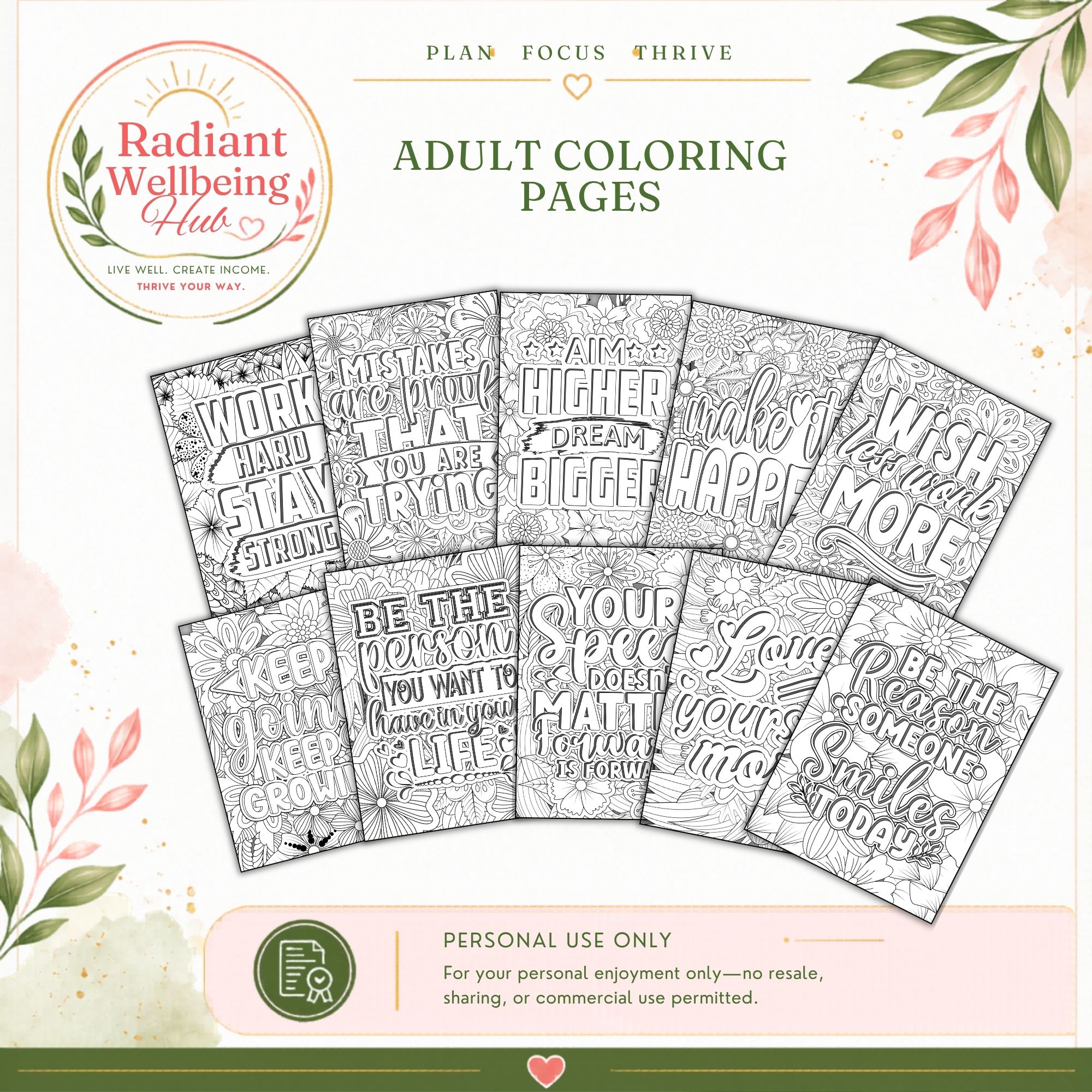 Adult Coloring Pages