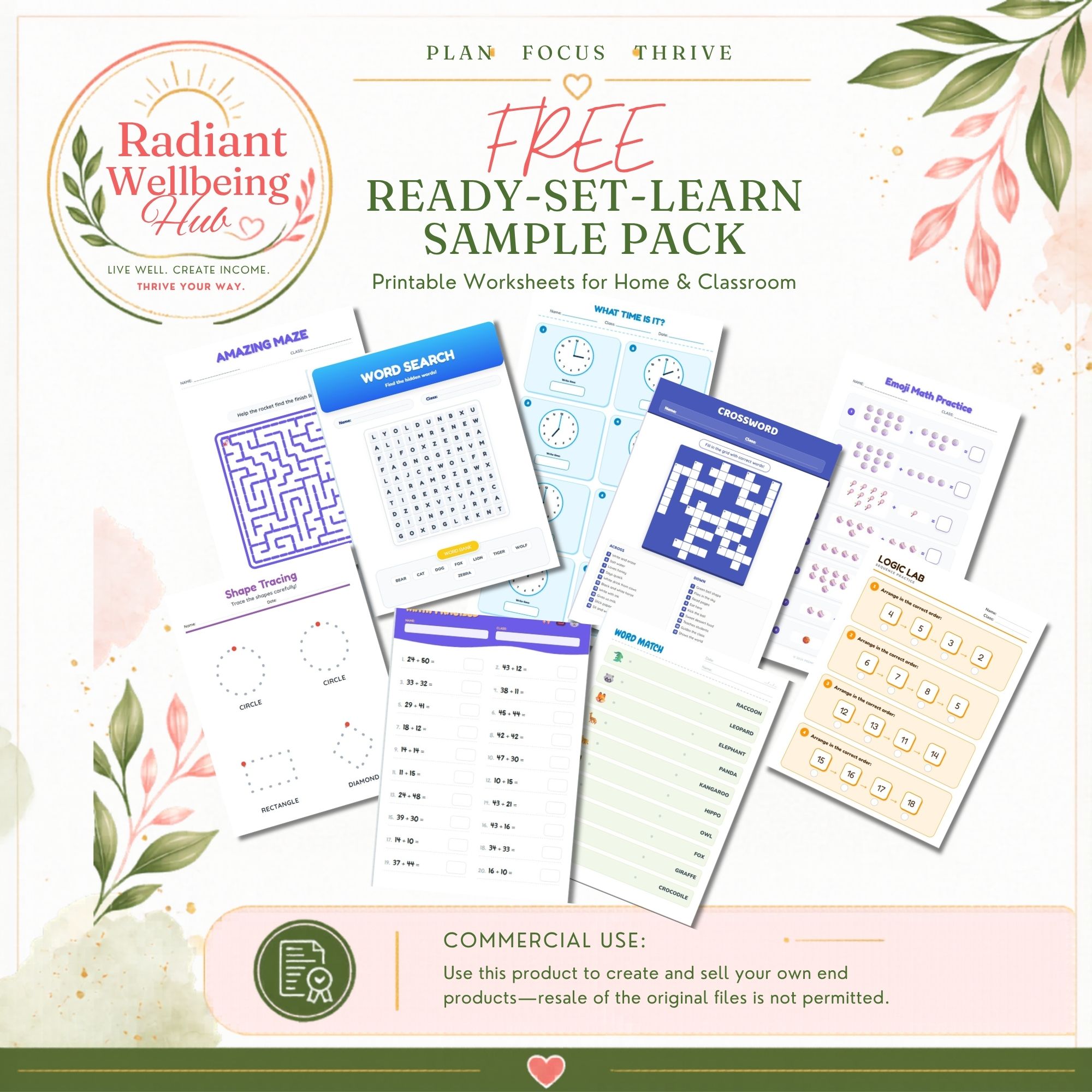 Ready-Set-Learn SAMPLE PACK
