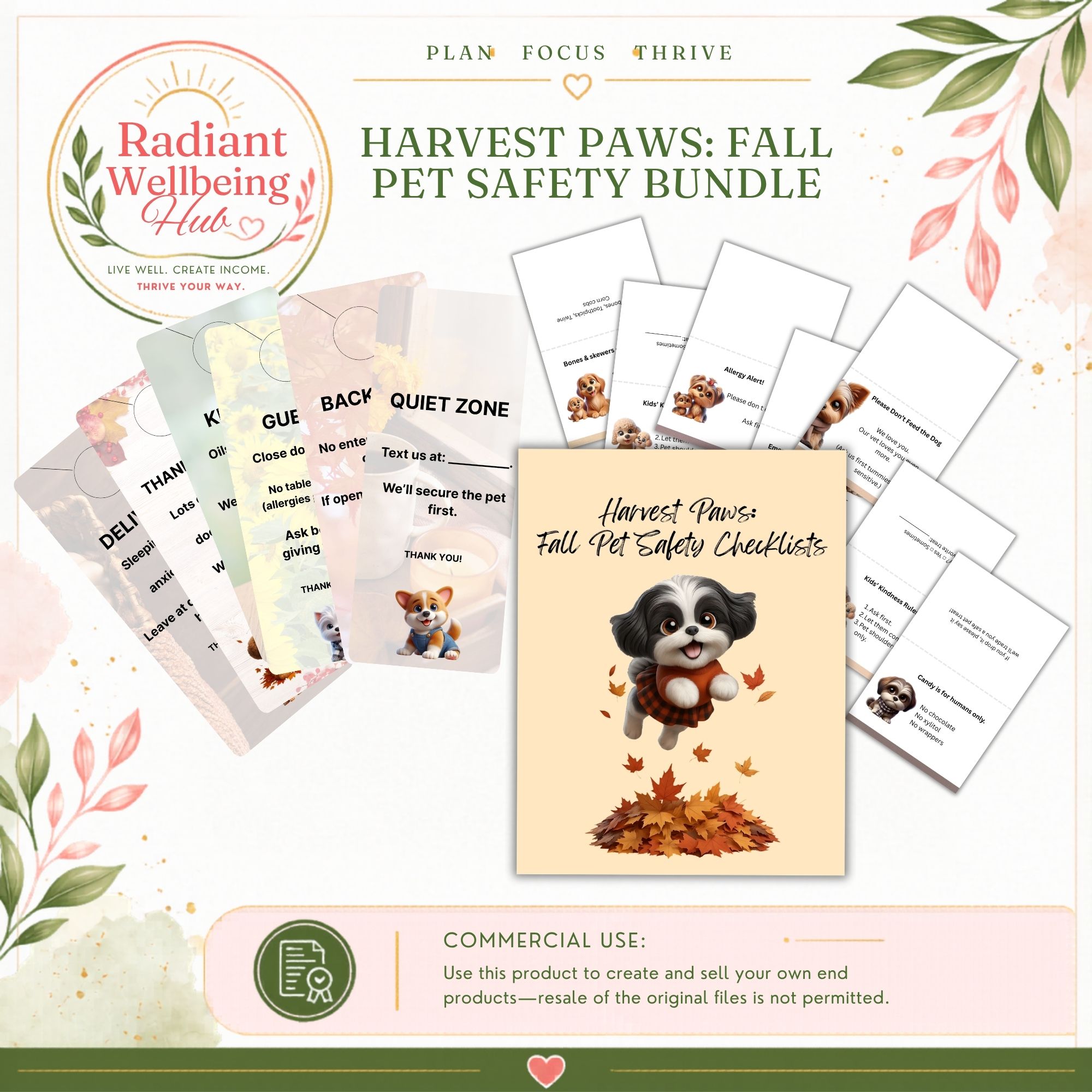 Harvest Paws: Fall Pet Safety Bundle 