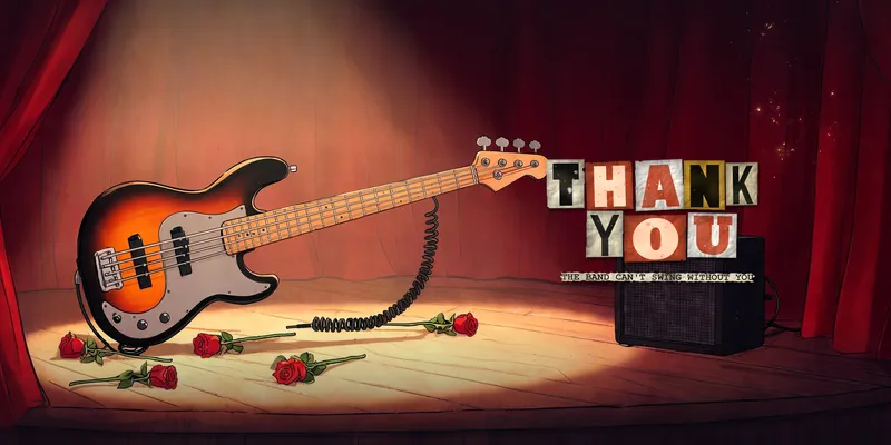 Electric Thank You Gift Card