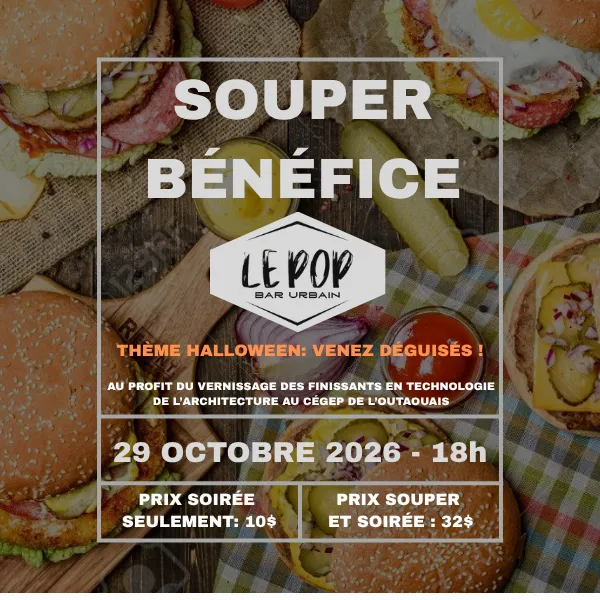 Souper bénéfice - Technologie de l'architecture