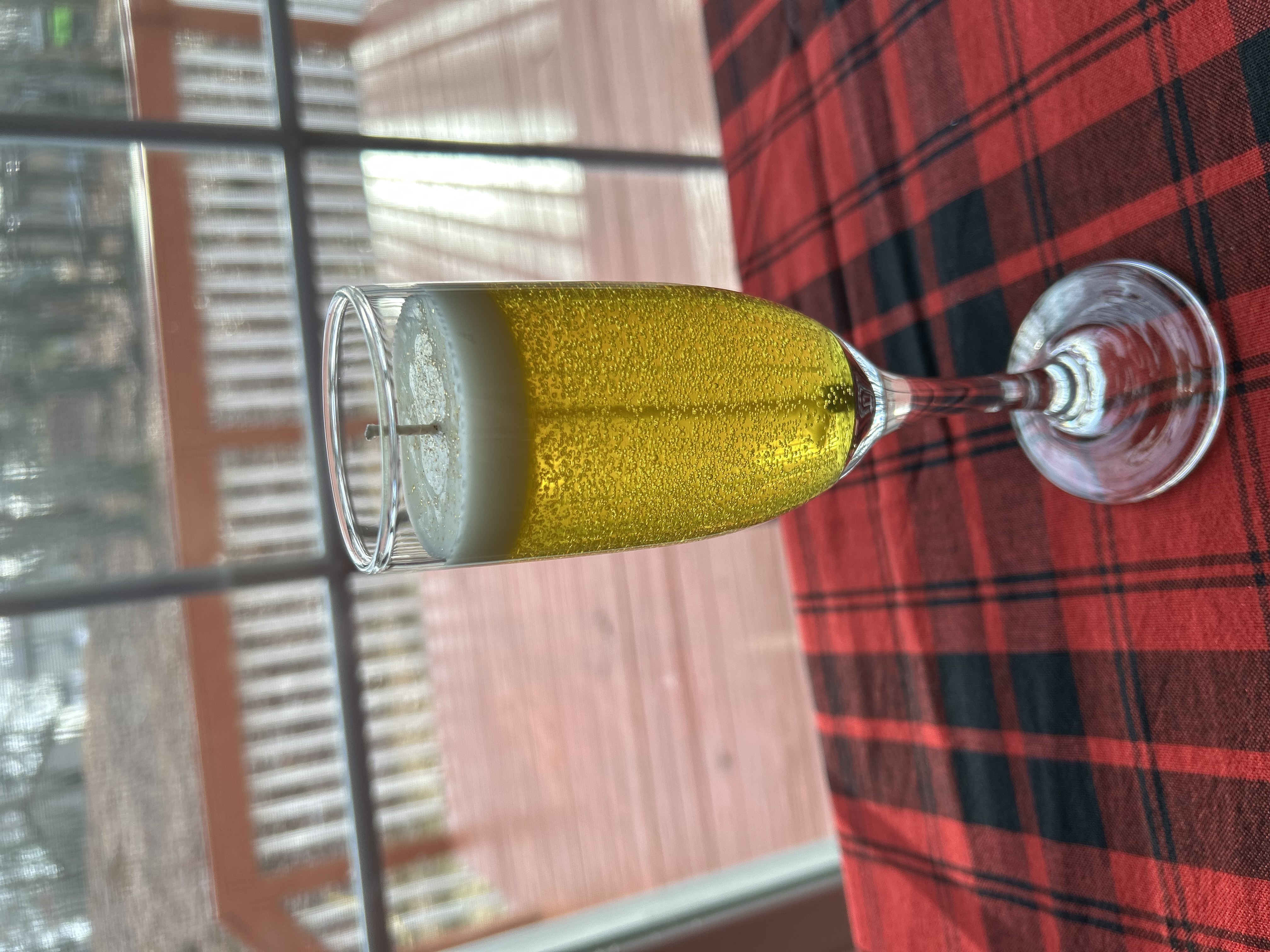 Sparkling Champagne Candle