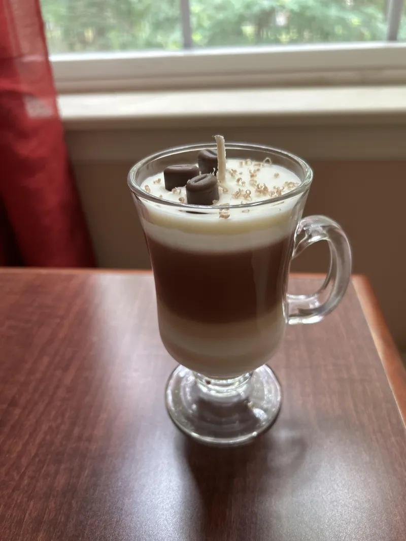 Cappuccino Dessert Candle – Coffee Fragrance