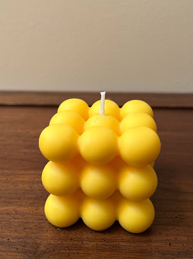 Bubble Cube Candle