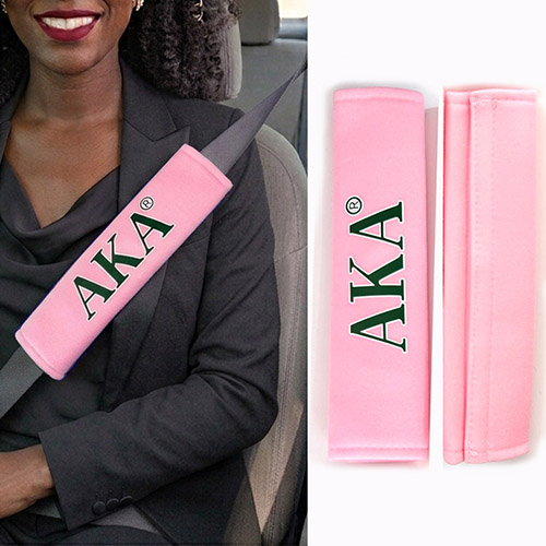 Alpha Kappa Alpha Seat Belt Covers