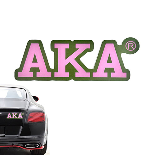 Alpha Kappa Alpha Car Decal