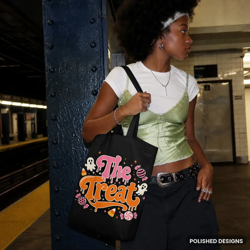 The Treat Halloween Tote Bag