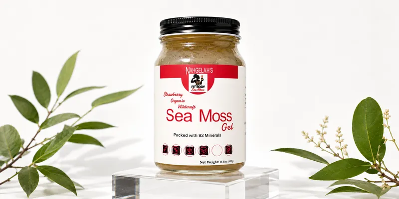 Strawberry Organic Wildcraft Sea Moss