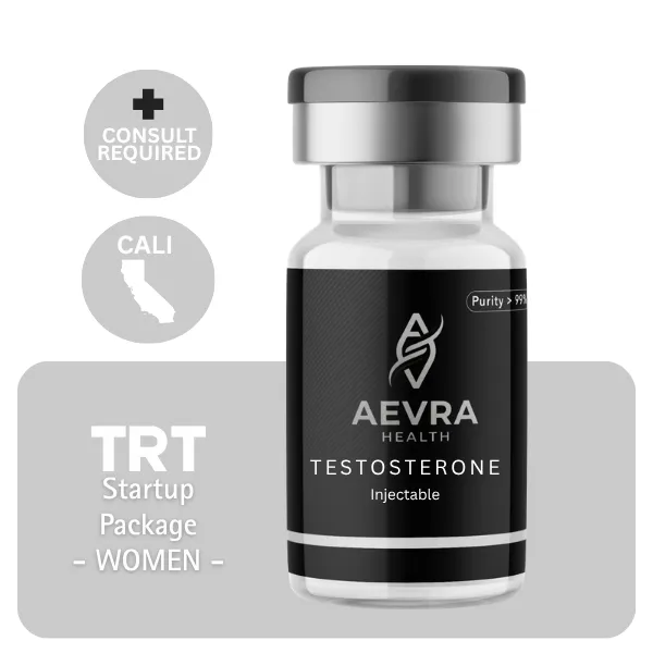 TRT CALI Women's Startup Package (Consult, Labs, Cypionate 200mg/mL 10mL)