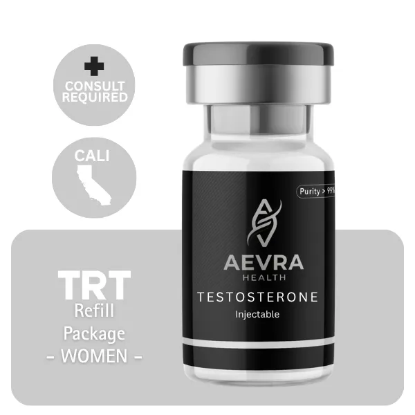 TRT CALI Women's Refill Package (Cypionate 200mg/mL 10mL)