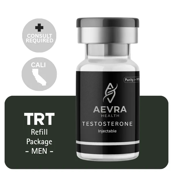 TRT CALI  Men's Refill Package 60 days (Cypionate 200mg/mL 10mL + Anastrozole 24×1mg)