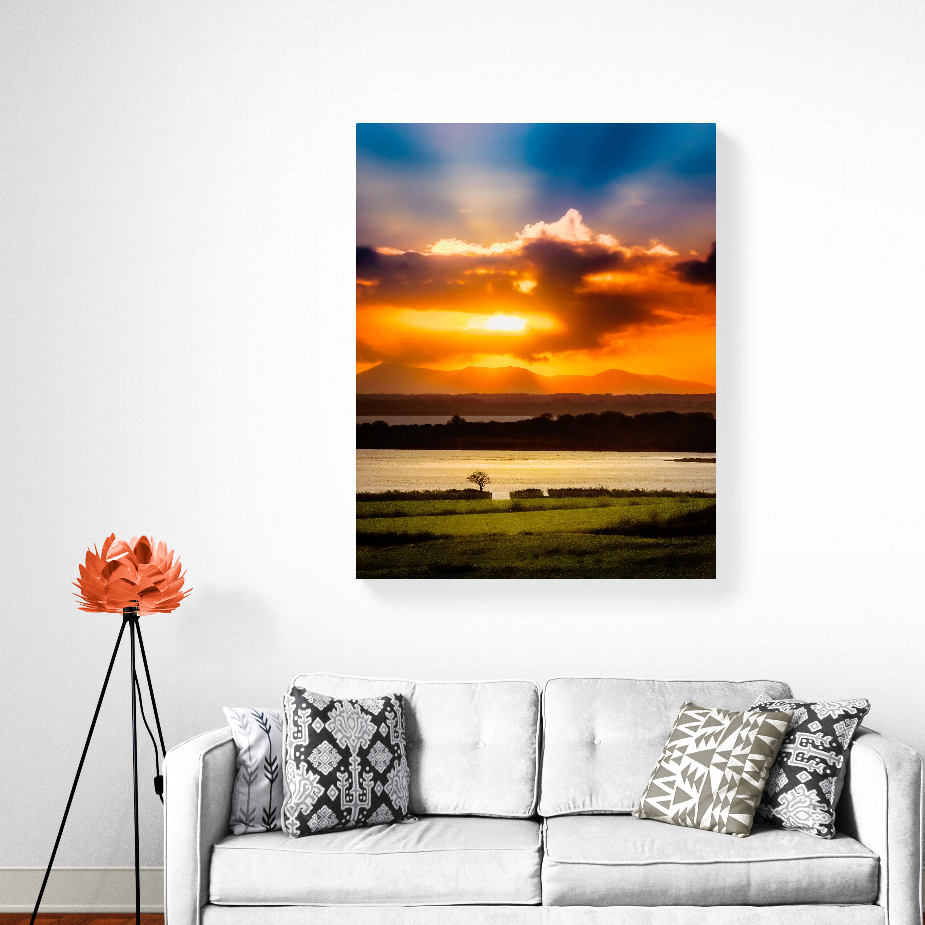 Stormy Sunrise Over Ireland's Shannon Estuary