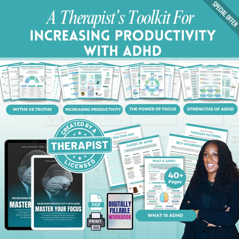 A Therapist's Toolkit For Increasing Productivity with ADHD
