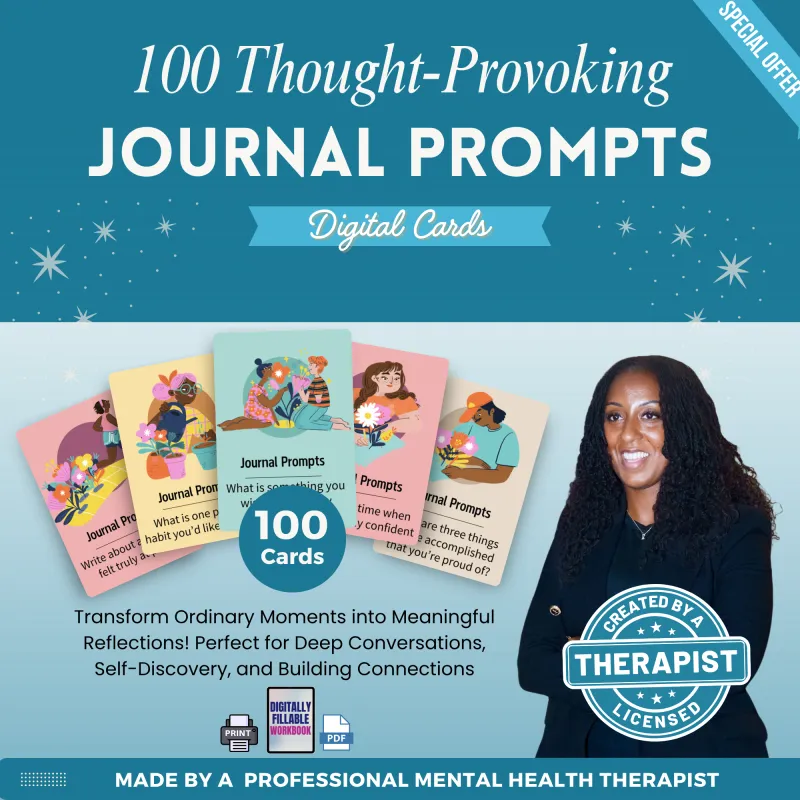 100 Journal Prompt Cards