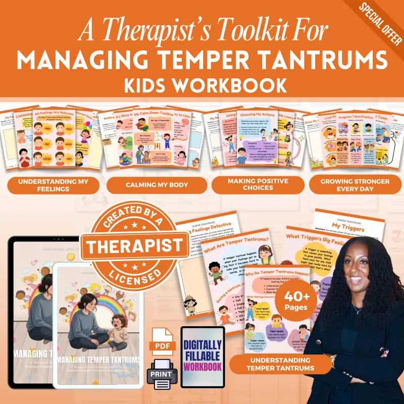 Managing Temper Tantrums Kid's Workbook