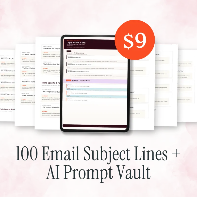 CEO Email Subject Line Vault