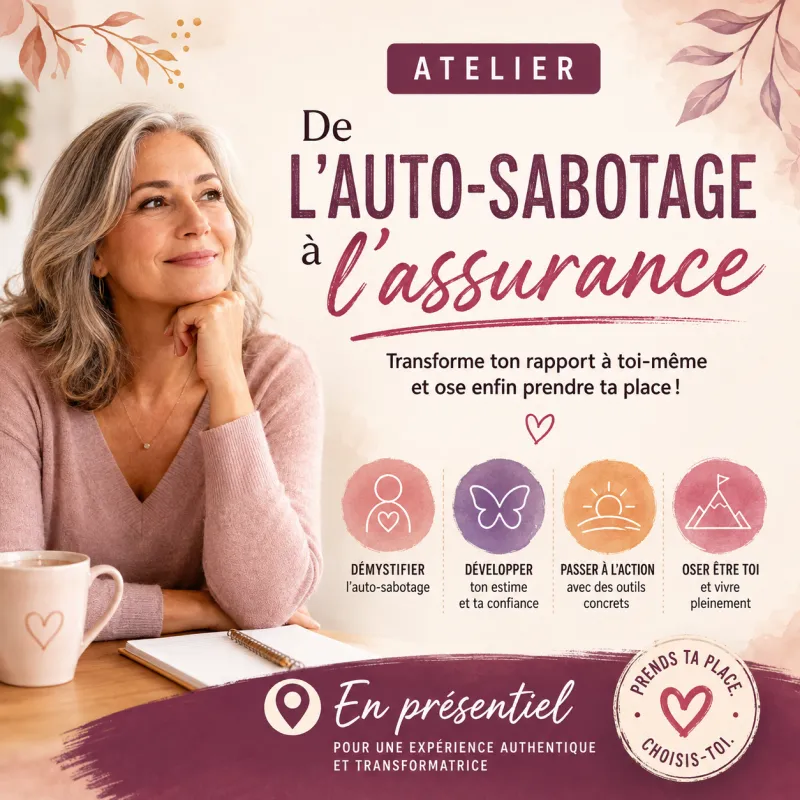 Atelier De l'auto-sabotage à l'assurance - présentiel