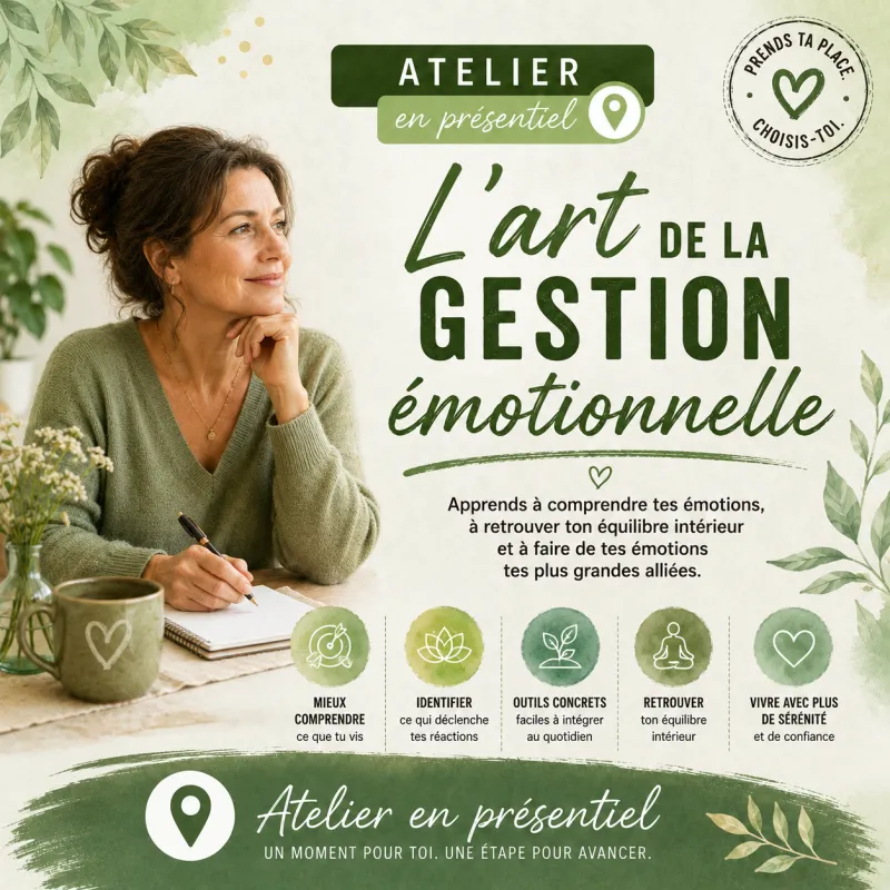 Atelier L'art de la gestion émotionnelle - Présentiel - JOUR