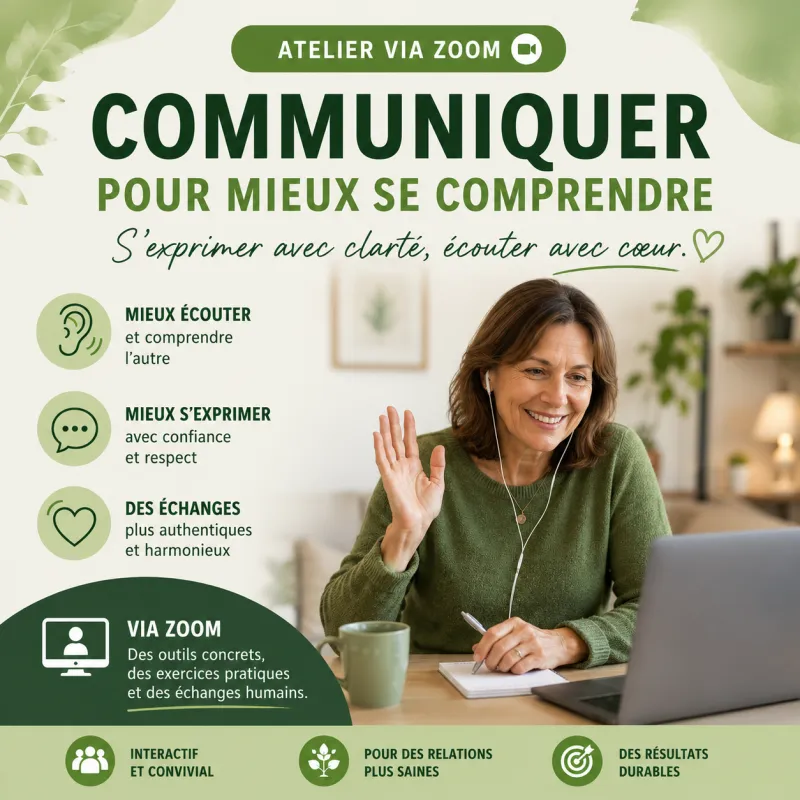 Atelier Communiquer pour mieux se comprendre - Zoom