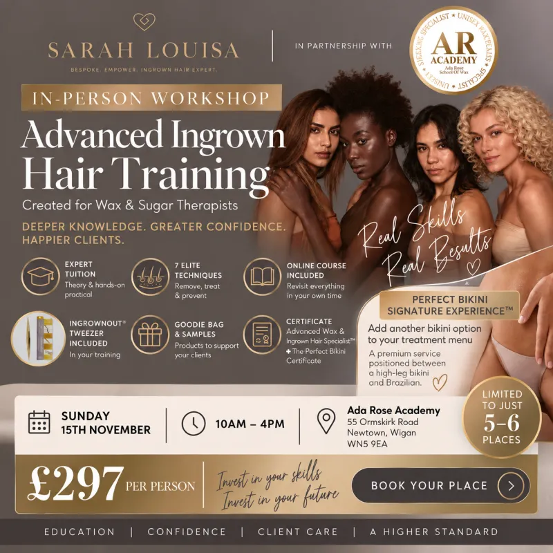 In-Person Advanced Ingrown Hair Training UK