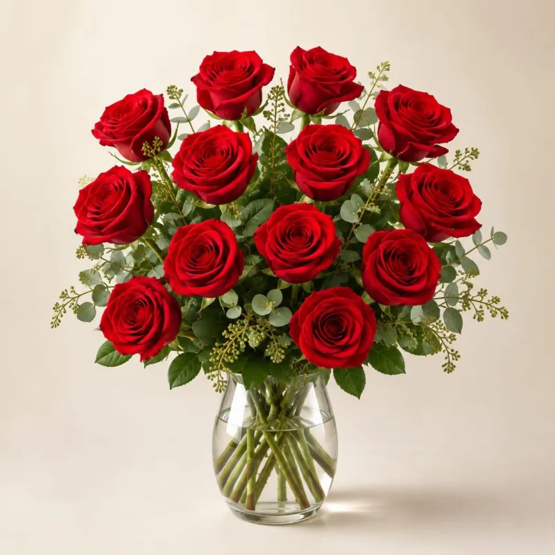 TEST – Classic 12 Red Roses | PRUEBA – 12 Rosas Rojas Clásicas
