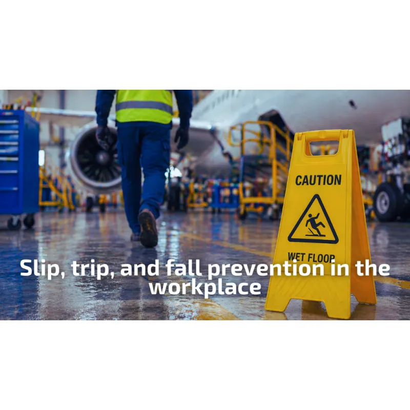 Slip, trip, and fall prevention in the workplace