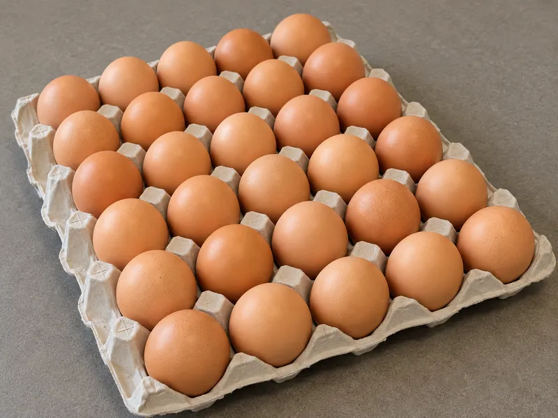 Free Range Chicken Eggs - Flat (2.5 dozen)