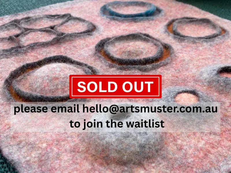 Feltmaking: sculptural textures using resists
