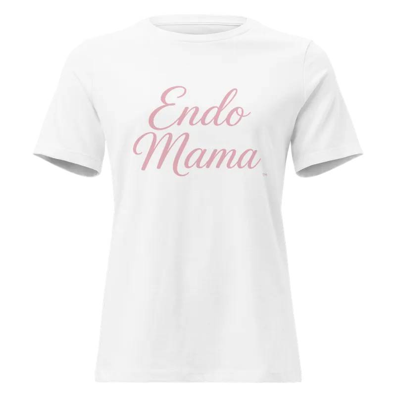 Endo Mama Women's Relaxed White T-Shirt