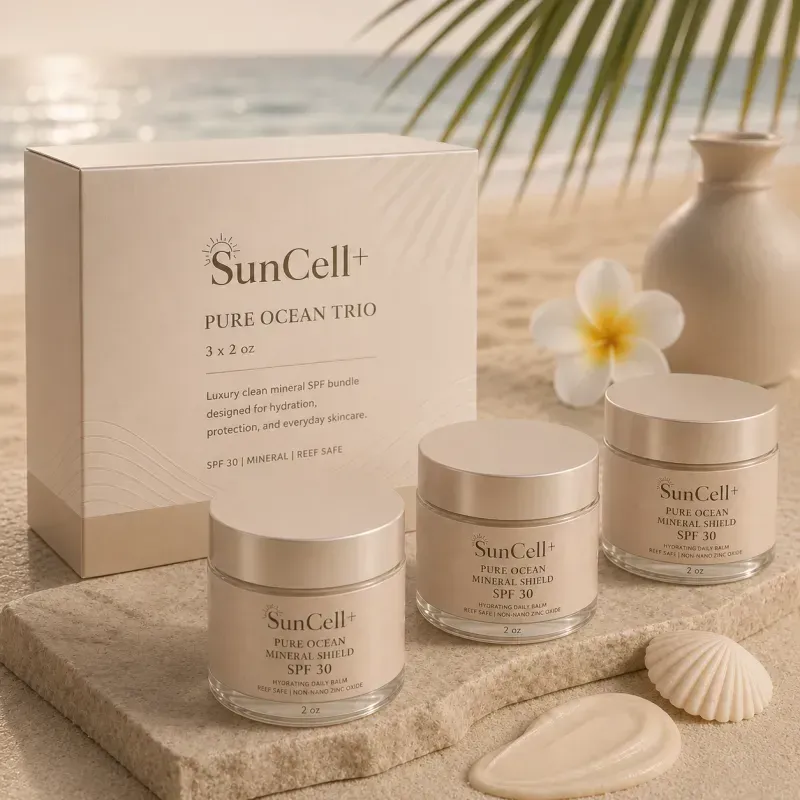 SunCell+ Pure Ocean Trio - 3 x 2 oz