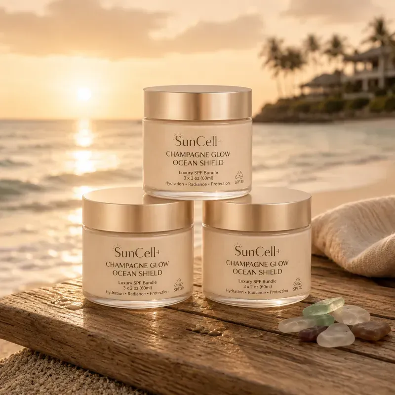 SunCell+ Champagne Glow Trio - 3 x 2 oz