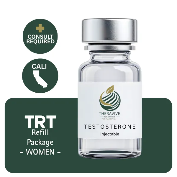 TRT CALI Women's Refill Package (Cypionate 200mg/mL 10mL)