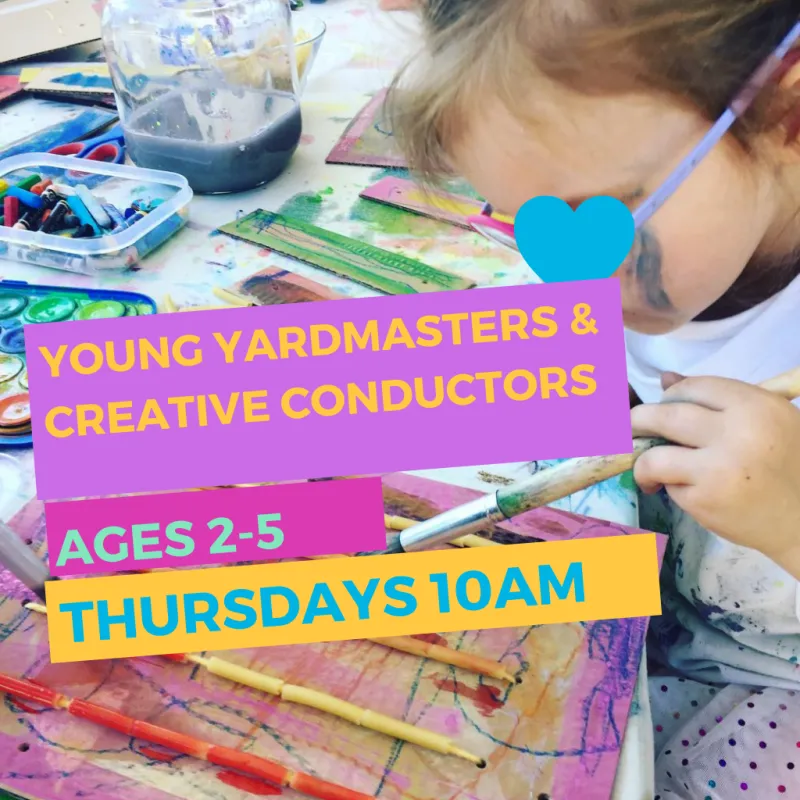 Thursday Young Yardmaster Classes at SweetBeans Coffee: Ages 2-5