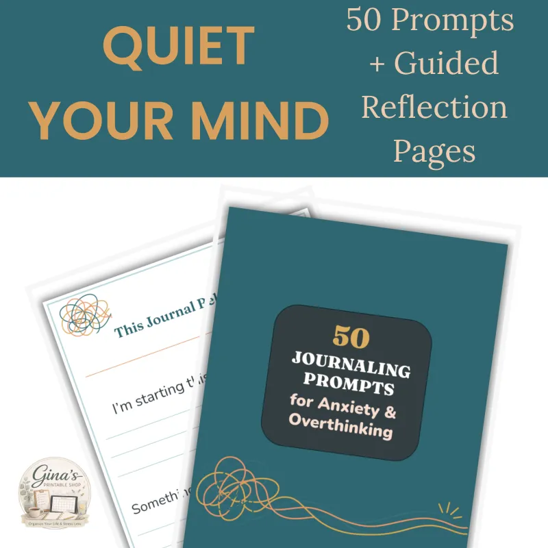 50 Journaling Prompts for Anxiety and Overthinking