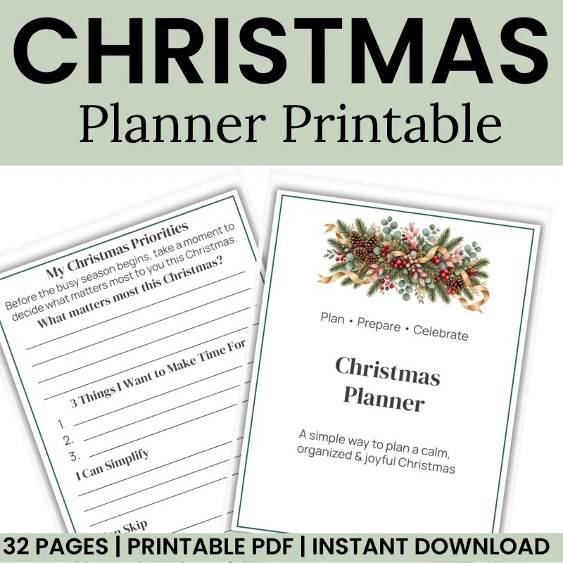 Christmas Planner Printable | Holiday Budget, Gifts & More