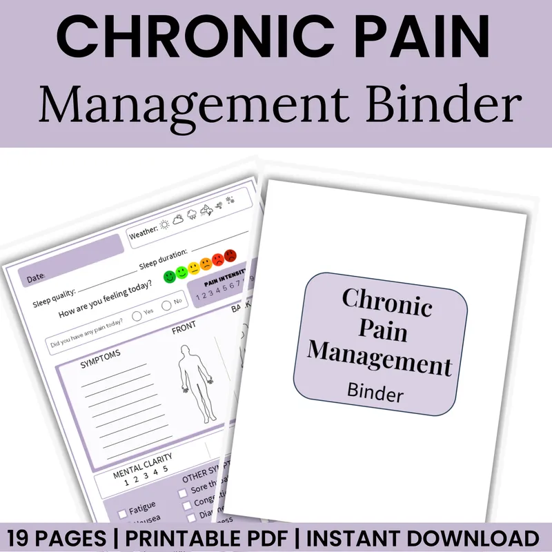 Chronic Pain Management Binder