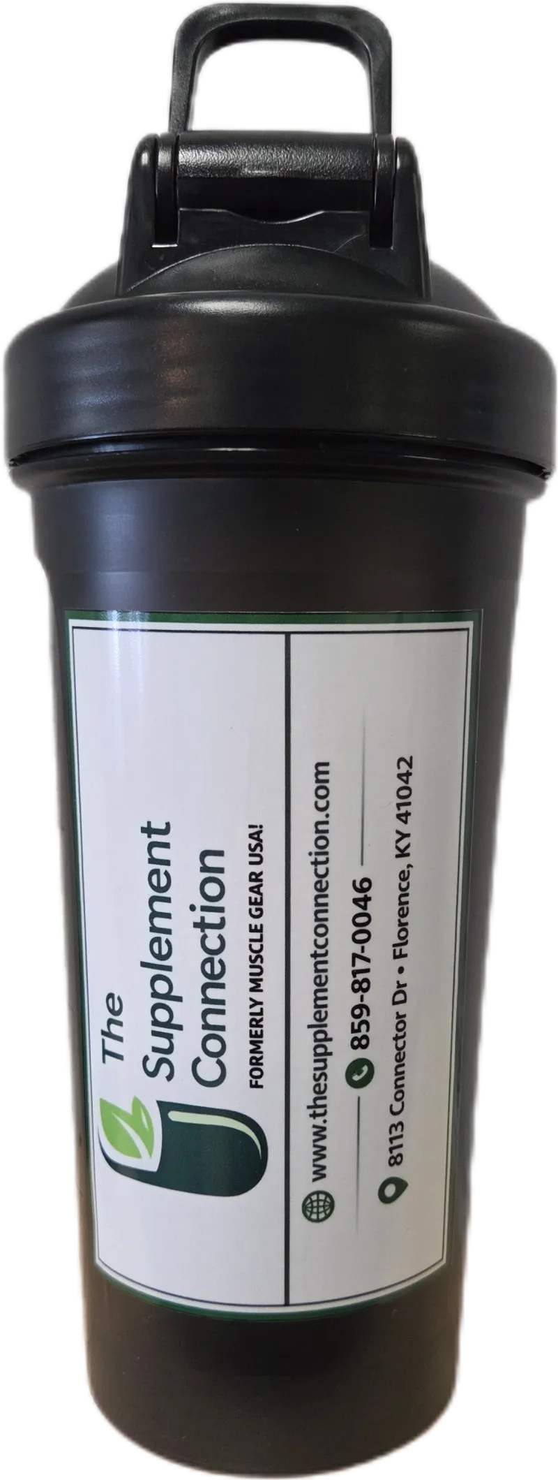 The Supplement Connection Shaker Cup Black