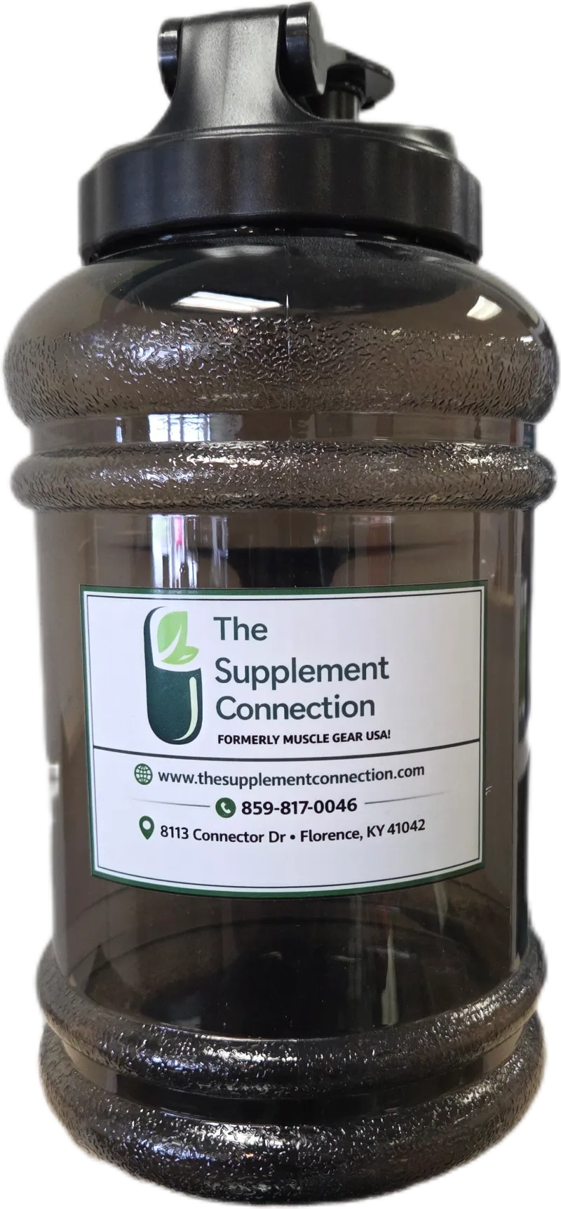 The Supplement Connection Water Bottle Black