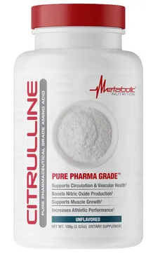 Metabolic Nutrition Citrulline 100 grams Unflavored