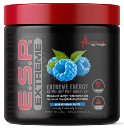 Metabolic Nutrition ESP Extreme Pre-Workout Blue Razz