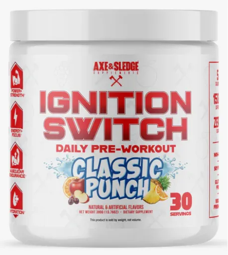 Axe & Sledge Ignition Switch Pre-Workout Classic Punch