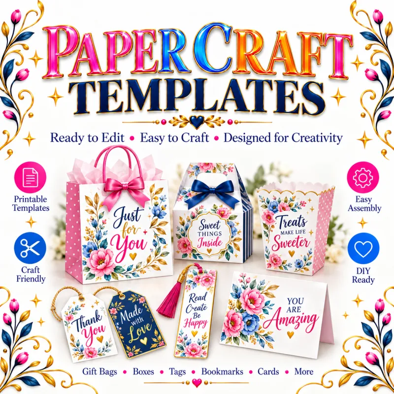 Paper Craft Templates