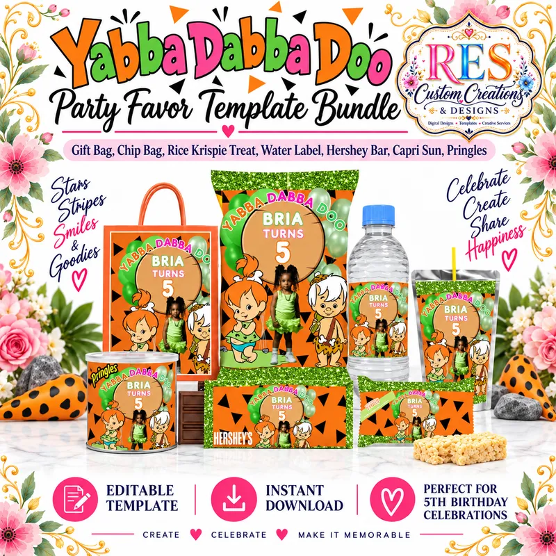 Flintstones 2 Party Favor Bundle