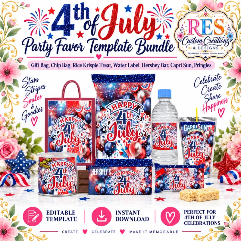 4th of July Party Favor Bundle