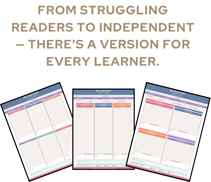 Visual Retelling Organizers