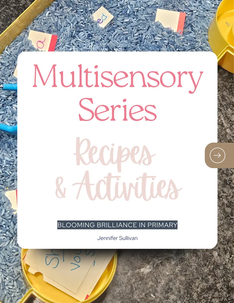 Multisensory Suite ~ Recipes and Leveled Activities for Phonics & Math